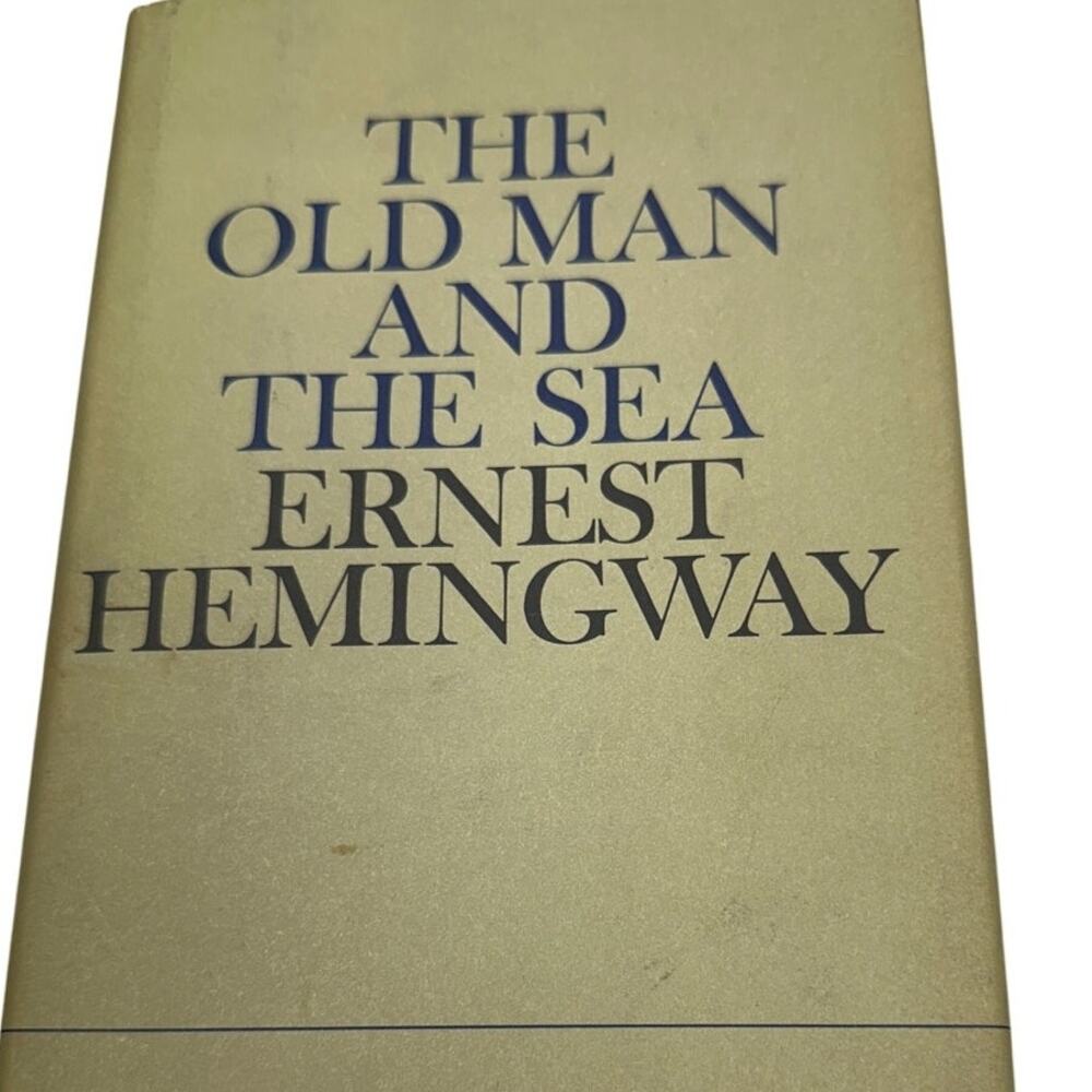 The Old Man and the Sea Ernest Hemingway 1977 Scribner HC DJ Book Club Edition